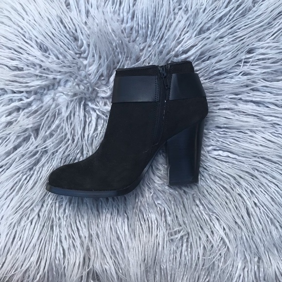 Kensie Suede Heeled Booties 6 - Picture 2 of 4